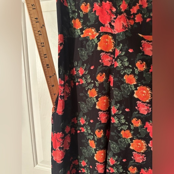 PLENTY by Tracy Reese x Anthropologie SM Laurette Black Red Floral Jumpsuit NWT - Picture 8 of 16